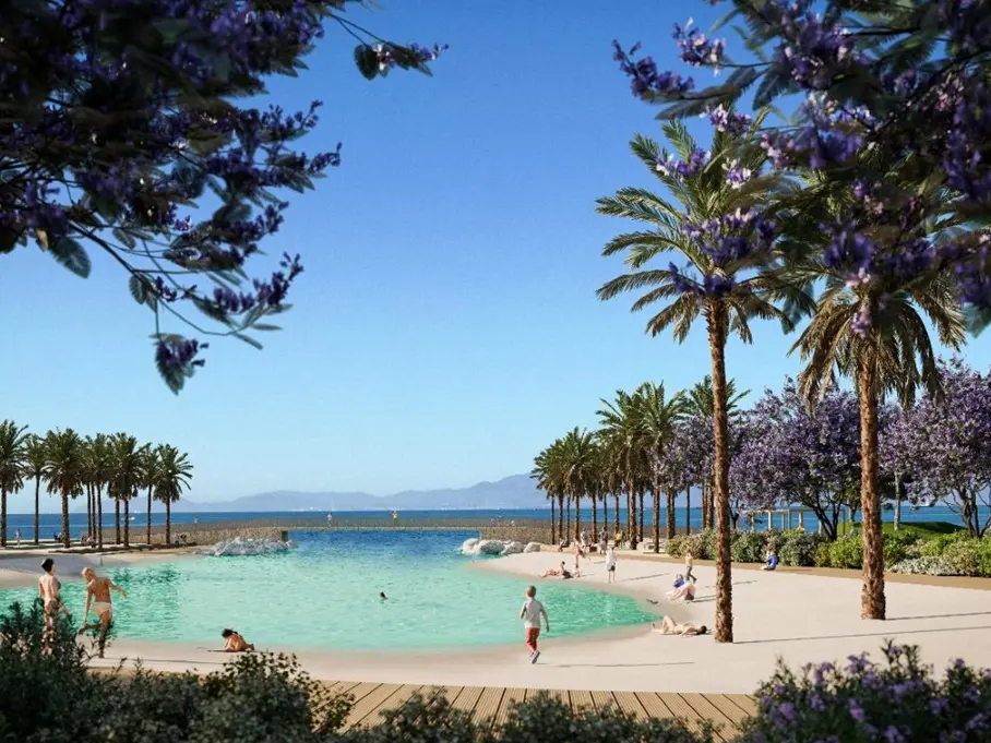 La nuova spiaggia di Sant'Elia