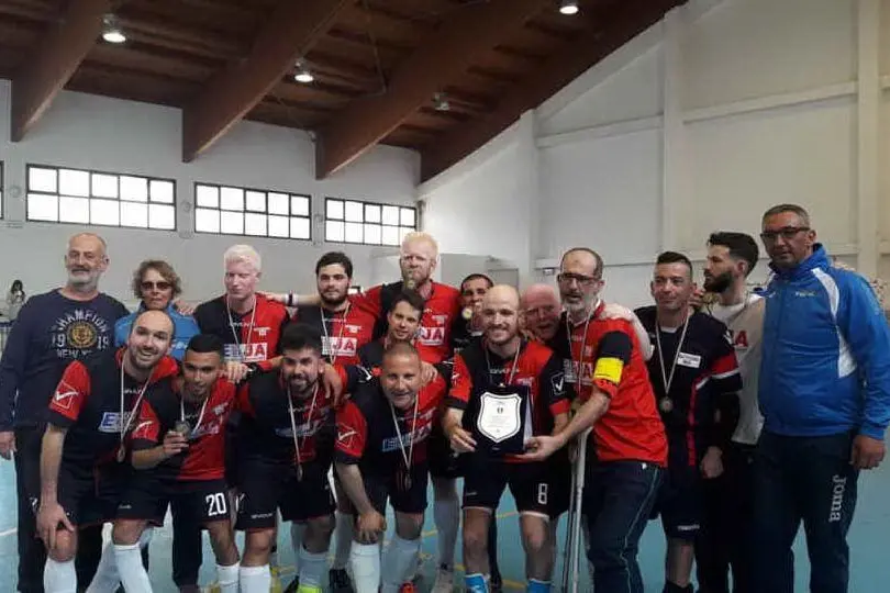 I campioni d'Italia (foto Tigers Paralympic Cagliari)
