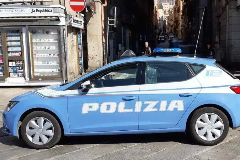 Una Volante (Archivio L'Unione Sarda)