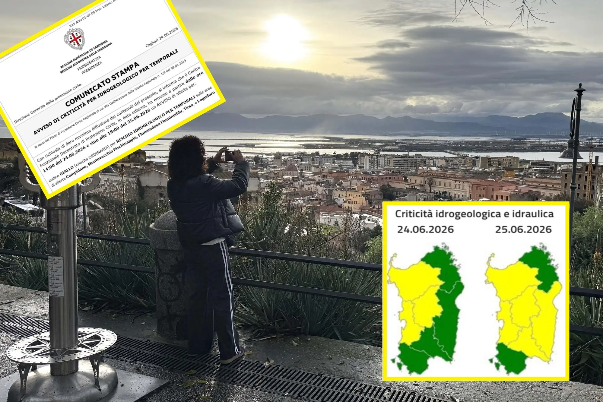 Weather warning for thunderstorm risk in Sardinia