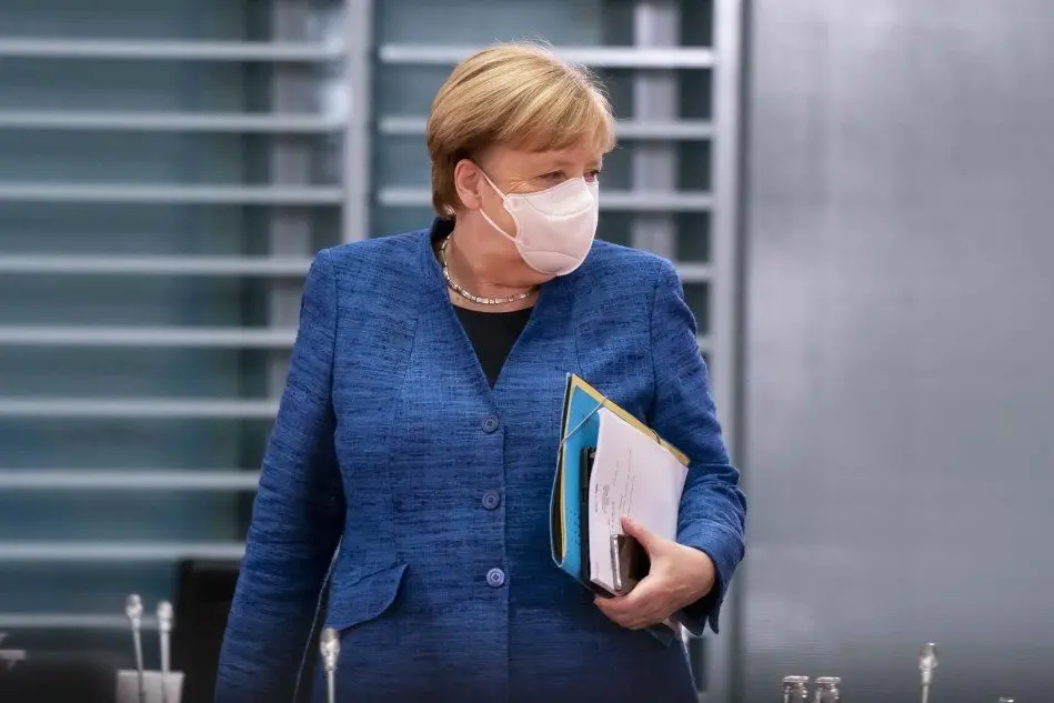 Angela Merkel (foto Ansa/Epa)