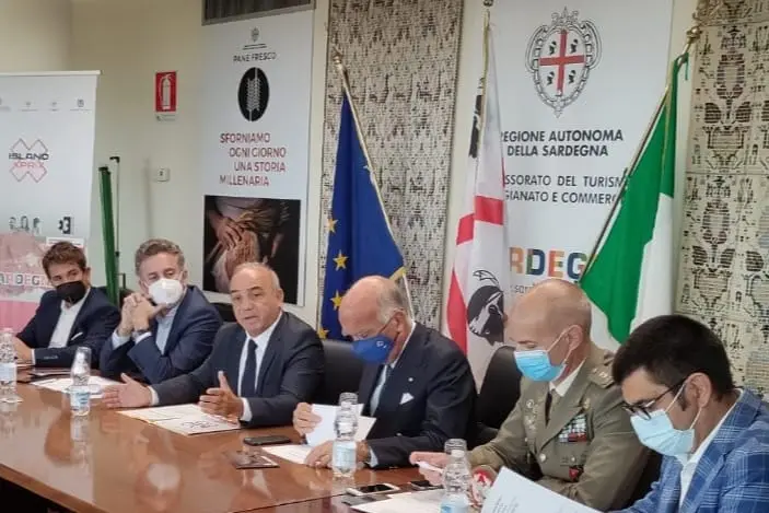 Un momento della presentazione dell'evento (Andrea Chiaramida)