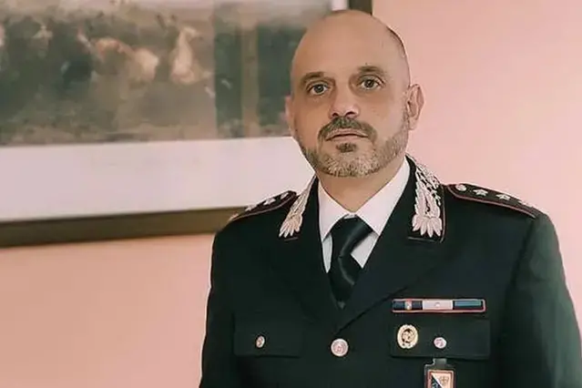 Il Maggiore Massimo Meloni (foto Serreli)