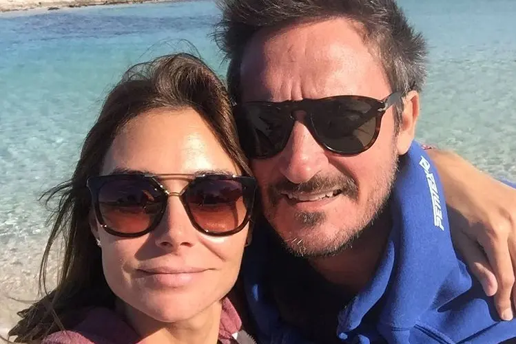Gianmarco Pozzecco con la fidanzata Tanya (foto da Instagram)
