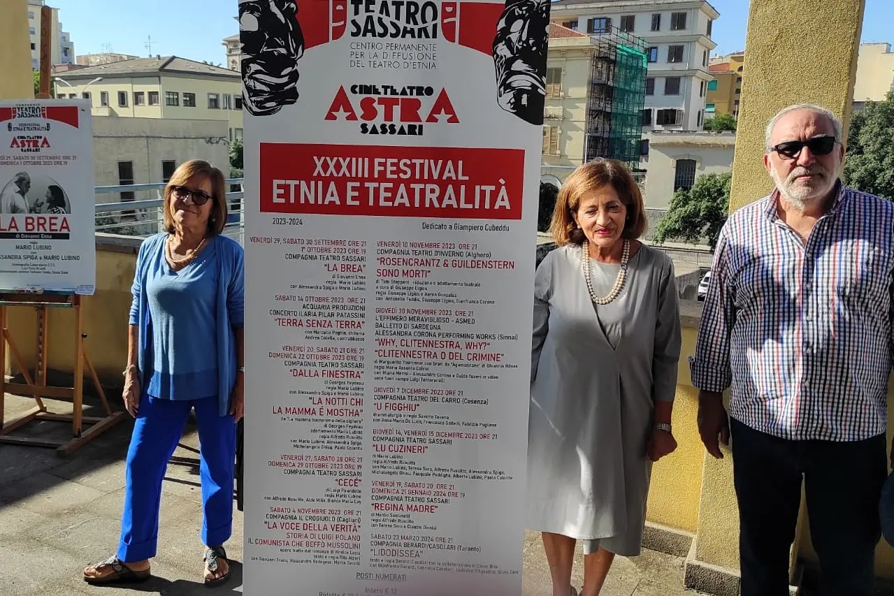 La presentazione del Festival Etnia e Teatralità (foto Marras)