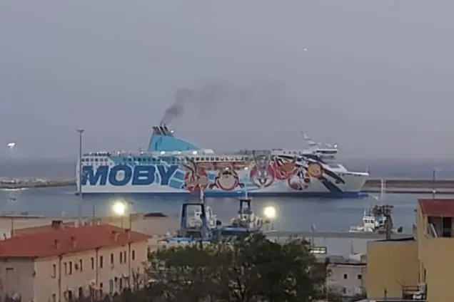 La nave Moby (foto Pala)
