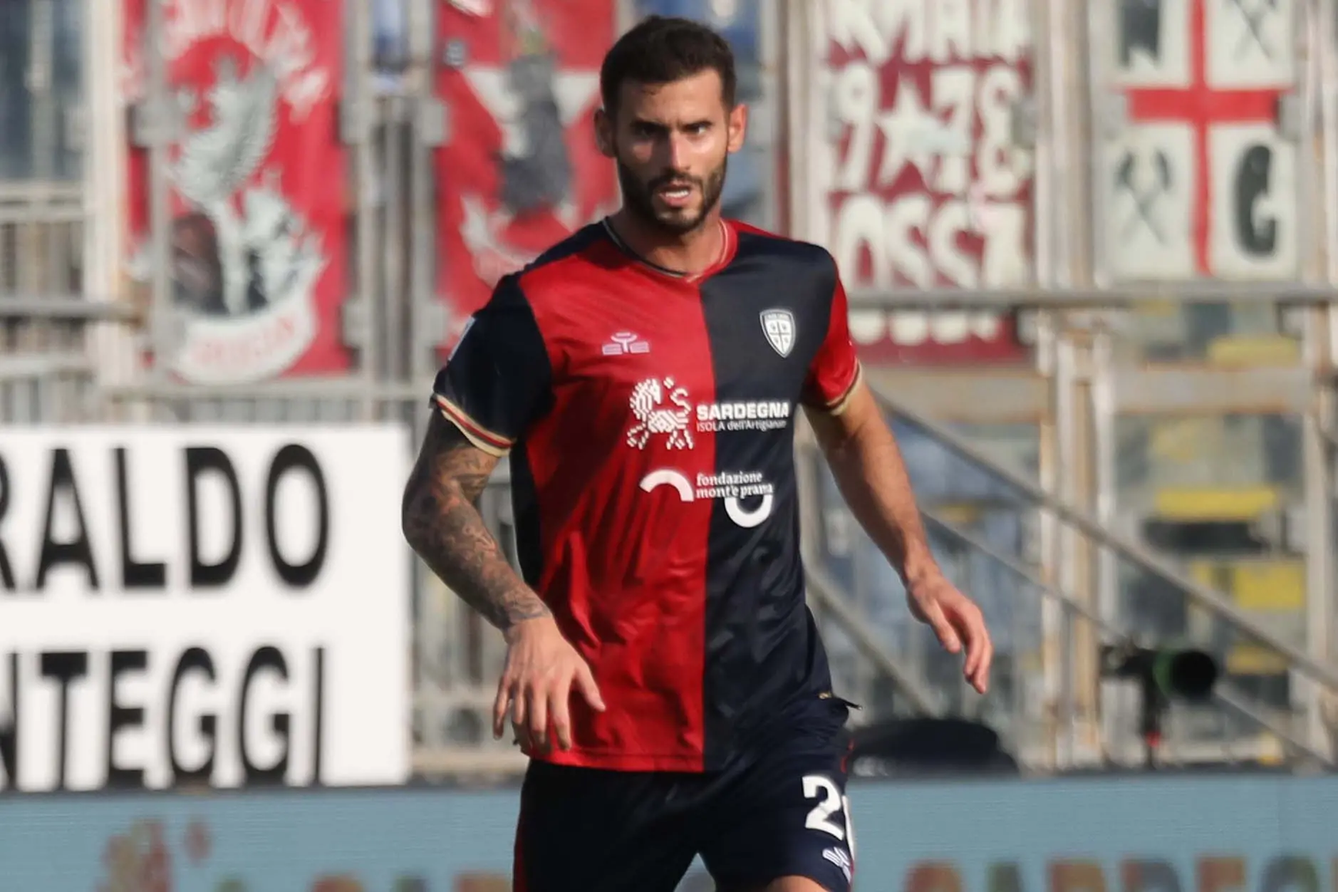 Gaston Pereiro in campo dal primo minuto (L'Unione Sarda)