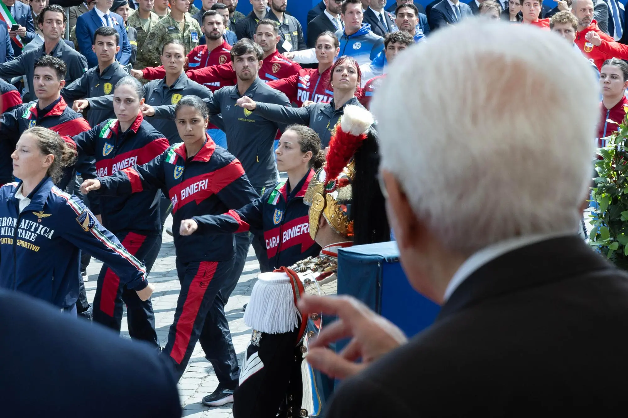 Il Presidente della Repubblica Sergio Mattarella durante la parata militare del 2 giugno in occasione dei festeggiamenti dell'80esimo anniversario della festa della Repubblica, Roma, 2 giugno 2026. ANSA/Francesco Ammendola - Ufficio per la Stampa e la Comunicazione della Presidenza della Repubblica +++ UFFICIO STAMPA QUIRINALE +++ FOTO NON IN VENDITA - DA USARE SOLO PER FINI GIORNALISTICI +++ NPK +++