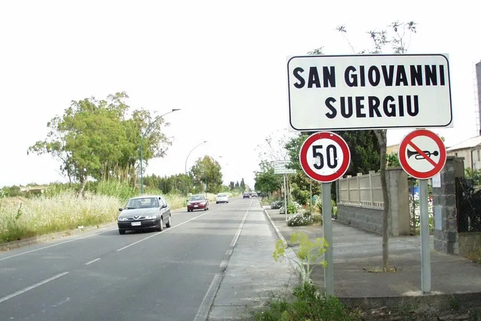 L'ingresso di San Giovanni Suergiu