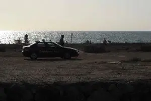 i carabinieri sul luogo della tragedia