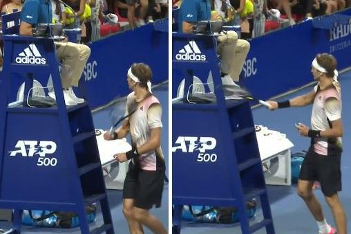 Torneo Acapulco, Zverev si arrabbia con l’arbitro e prende a racchettate la sedia: squalificato