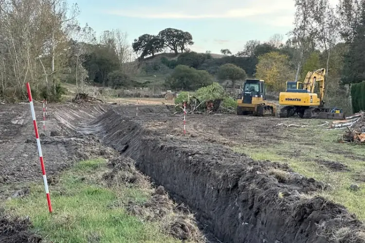 I lavori sul Rio de S'Adde Ardara