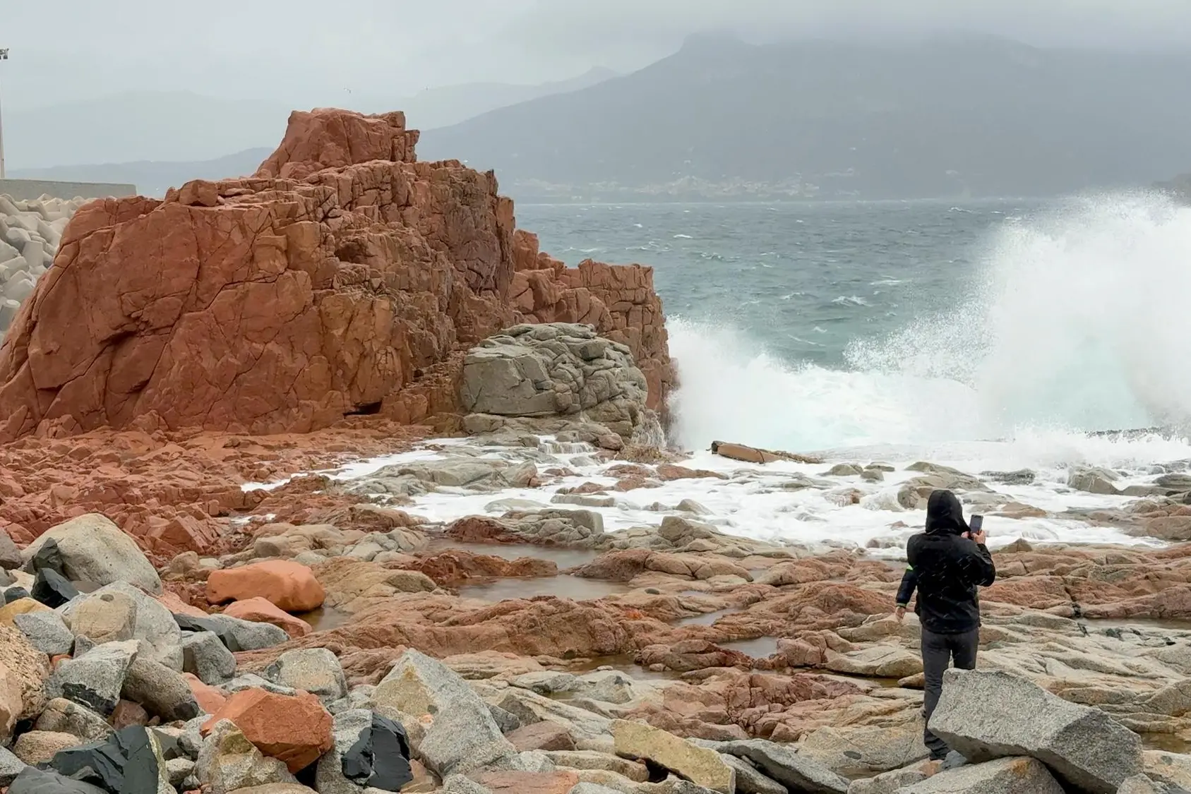 Maltempo in Ogliastra (foto Elisabetta Loi)