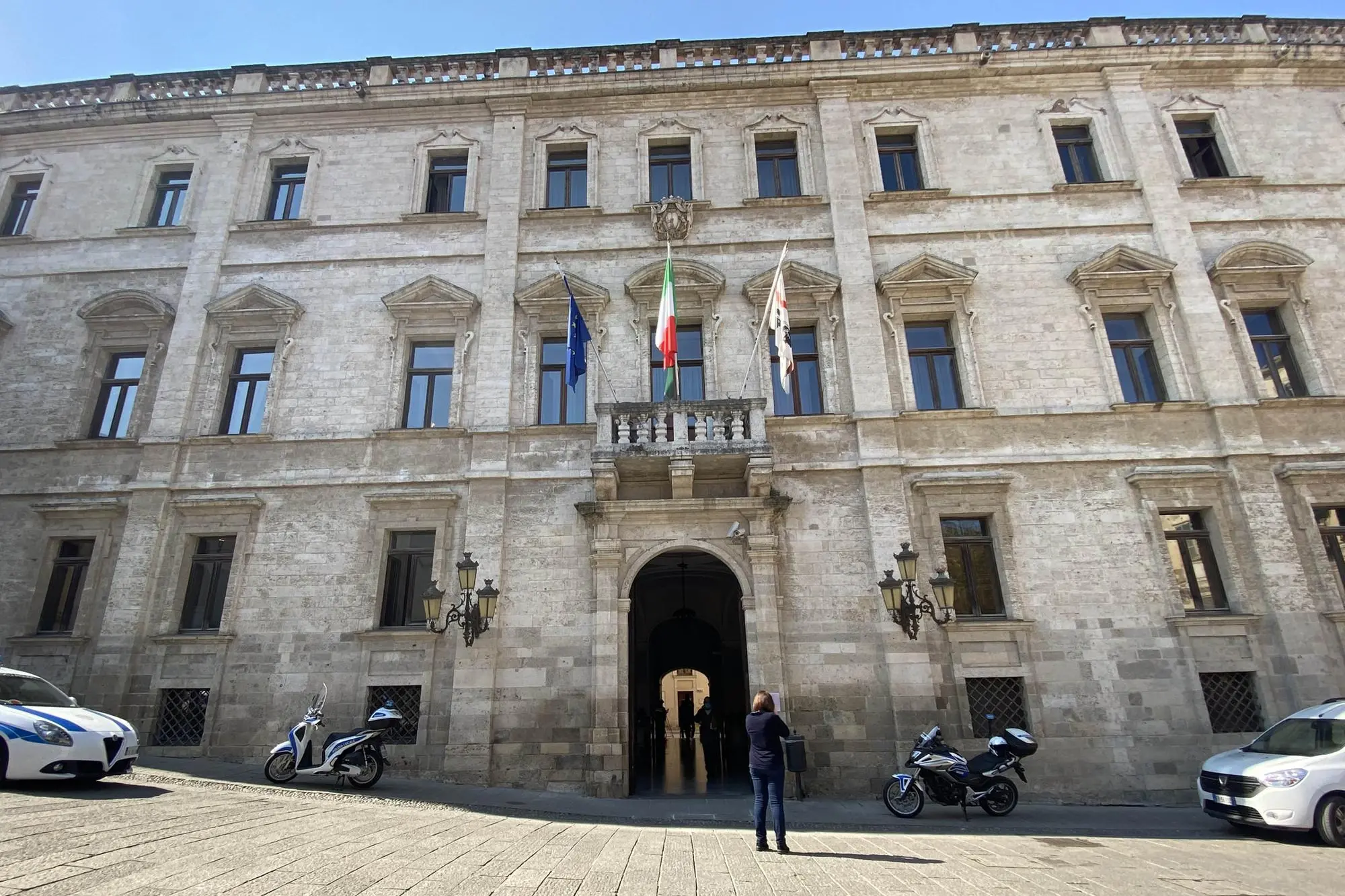 Il Municipio di Sassari (Archivio L'Unione Sarda)