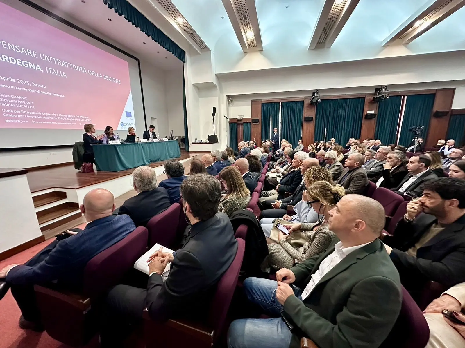 La presentazione del rapporto dell'Ocse a Nuoro