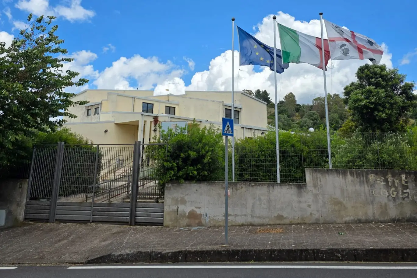 Il municipio di Gonnosnò (foto concessa)