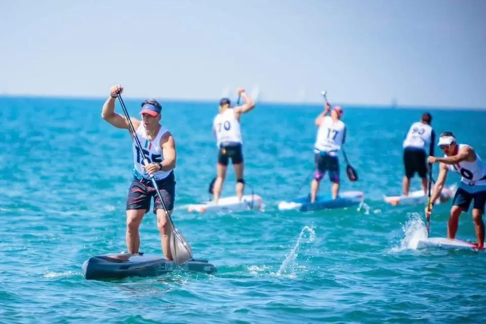 Nella foto, Fabrizio Gasbarro e Francesco Usai in gara a Cecina (foto di Istedda)