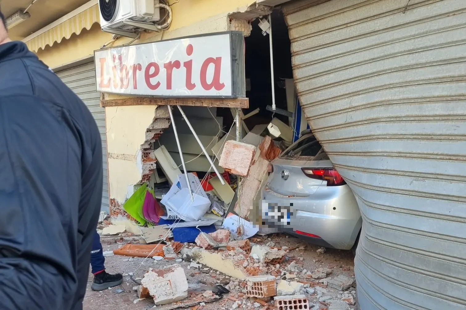 L'incidente a La Caletta (foto concessa)