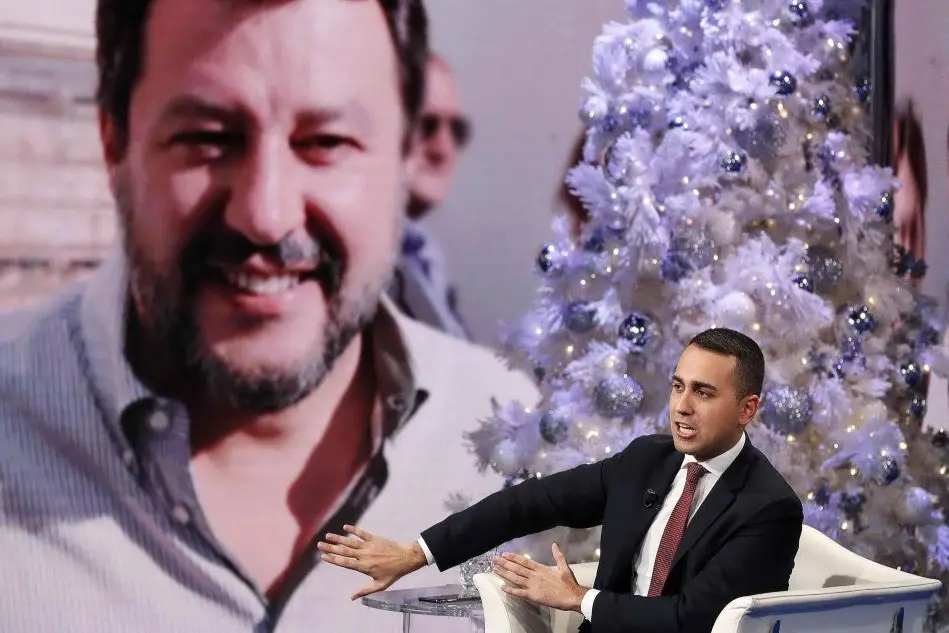 Luigi Di Maio a Porta a Porta (Ansa - Antimiani)