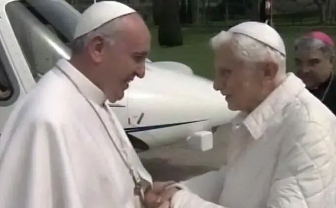 Lo storico incontro con Ratzinger