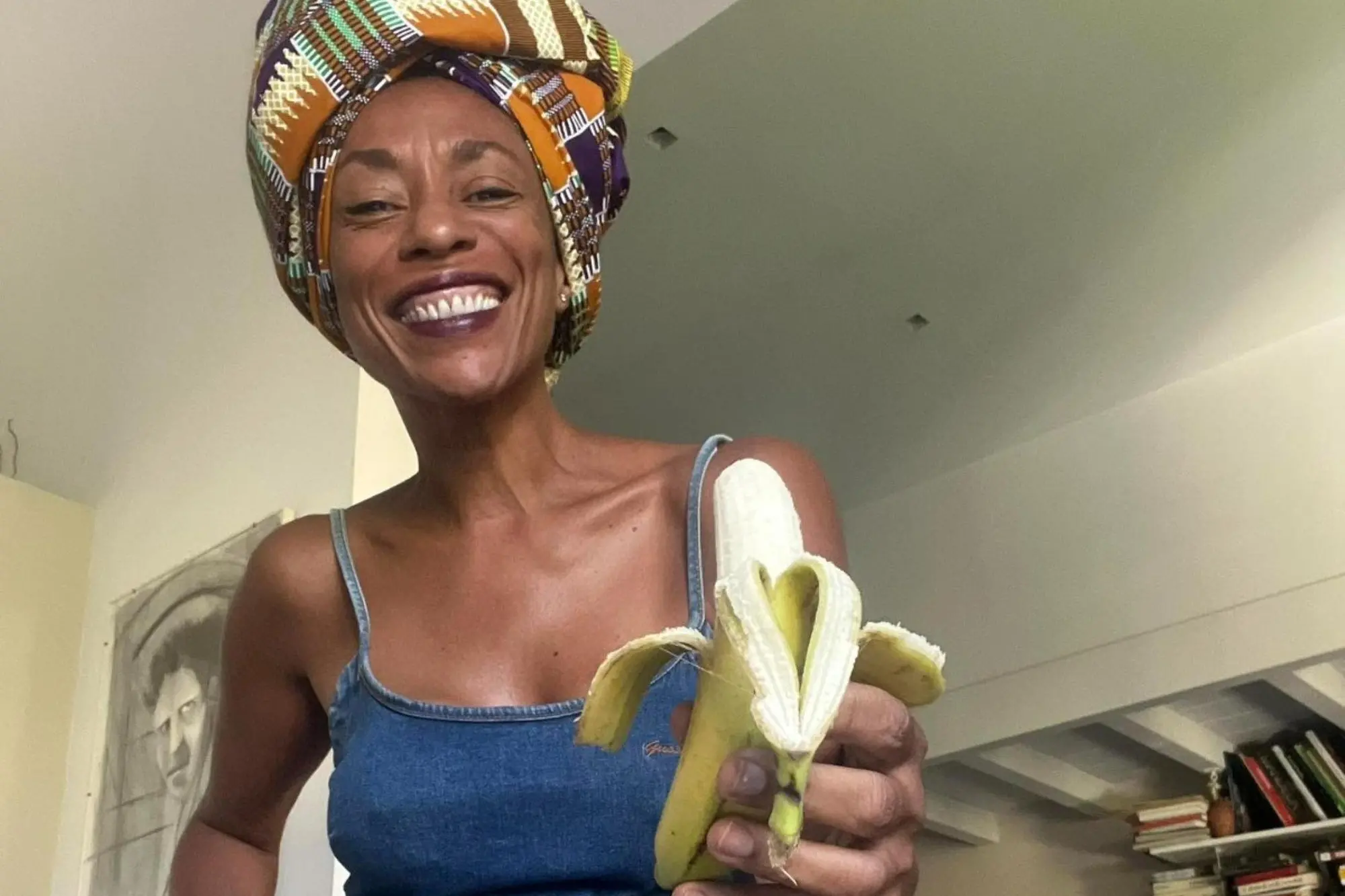 La foto postata sul profilo X dalla candidata alle prossime regionali per Toscana Rossa, Antonella Bundu (foto X - Bundu)