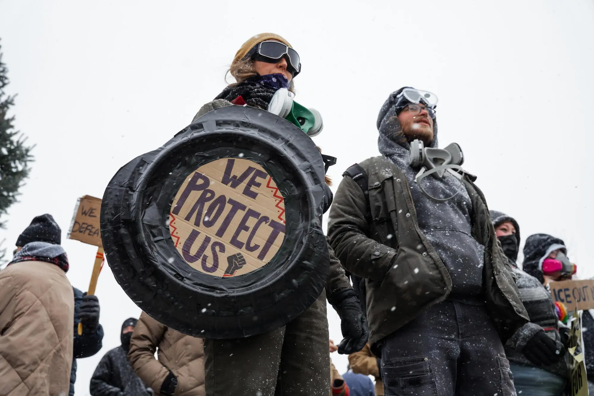 Proteste contro l'Ice a Minneapolis (Ansa)