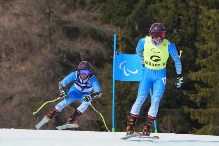 Milano Cortina: Bertagnolli nel super-G uomini (foto Ansa)
