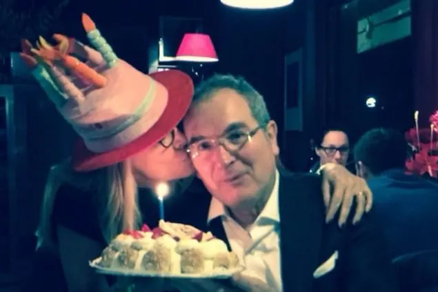 Mara Venier al compleanno di Spsini (foto Instagram)