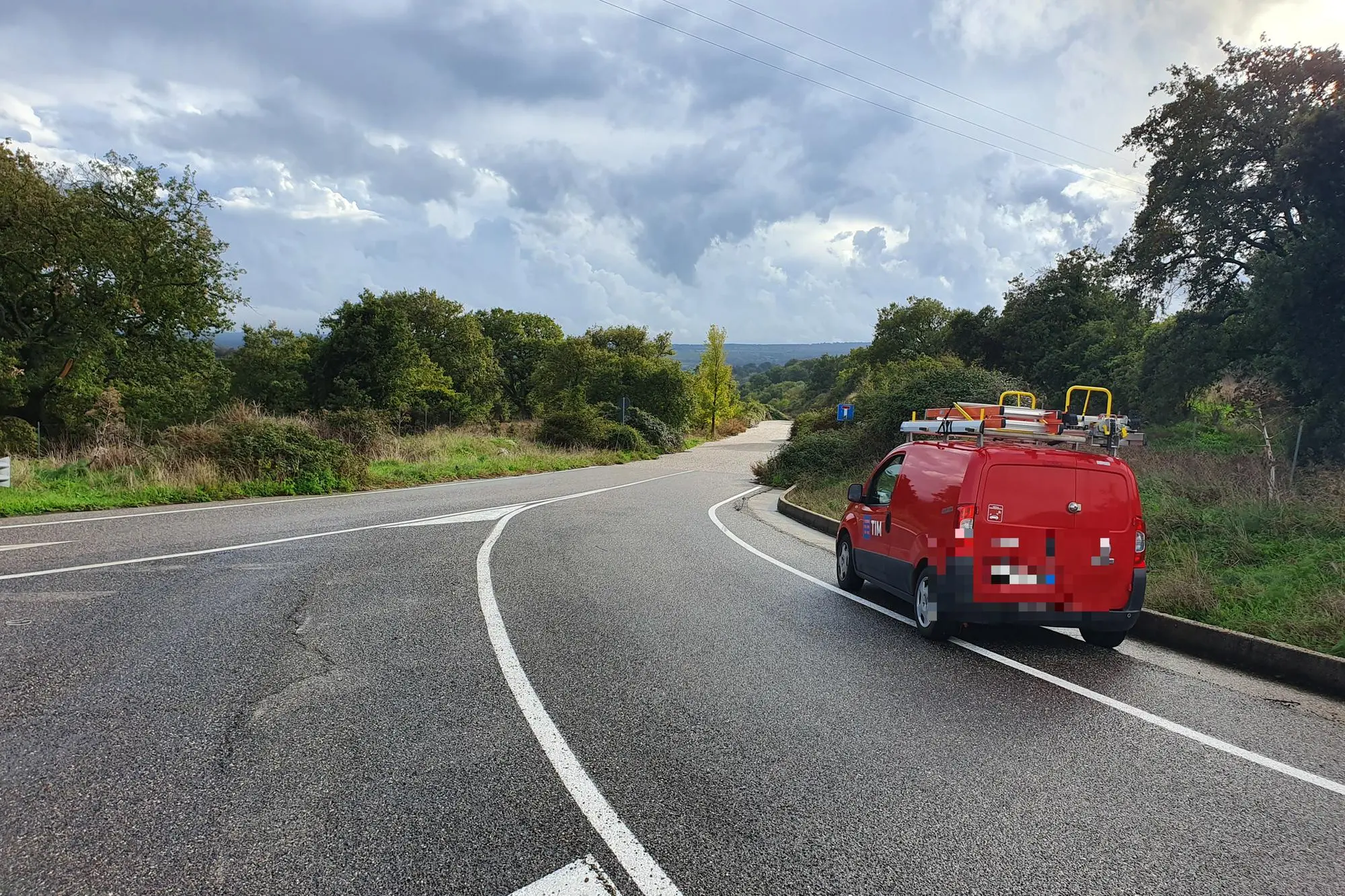 La strada acquisita dal Comune (foto Oggianu)