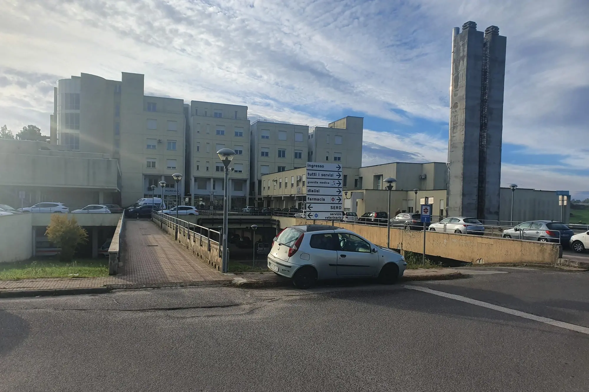 Il Poliambulatorio del distretto sanitario Nuraghe Ruggiu (foto Oggianu)
