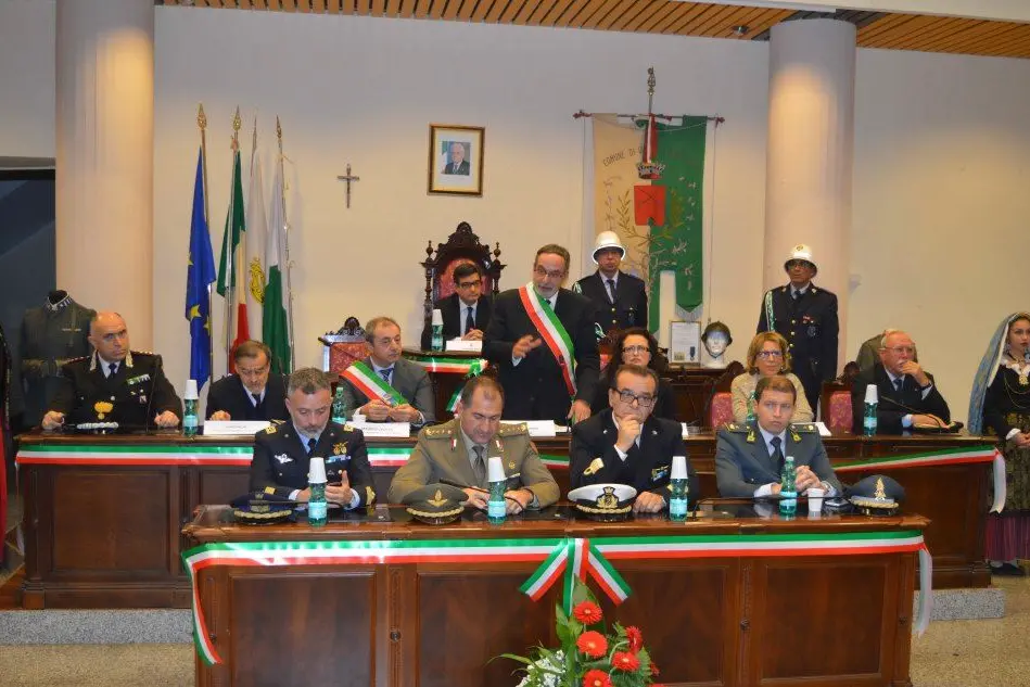 Ieri il sindaco Delunas ha commemorato il capitano Eligio Porcu