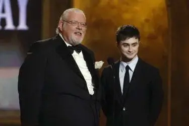 L'attore insieme all'interprete di Harry Potter