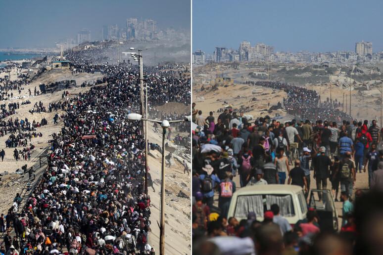 Tisoči se vračajo v Gazo, Netanyahu grozi z vojno, Trump pa prihaja v Izrael