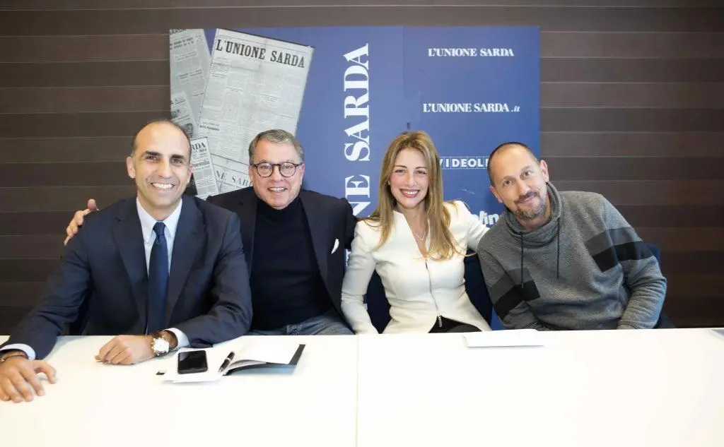 I quattro candidati per le suppletive di Cagliari in un recente dibattito a L'Unione Sarda