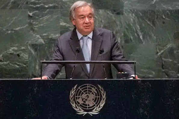 Il segretario Onu Antonio Guterres (foto Ansa/Epa)