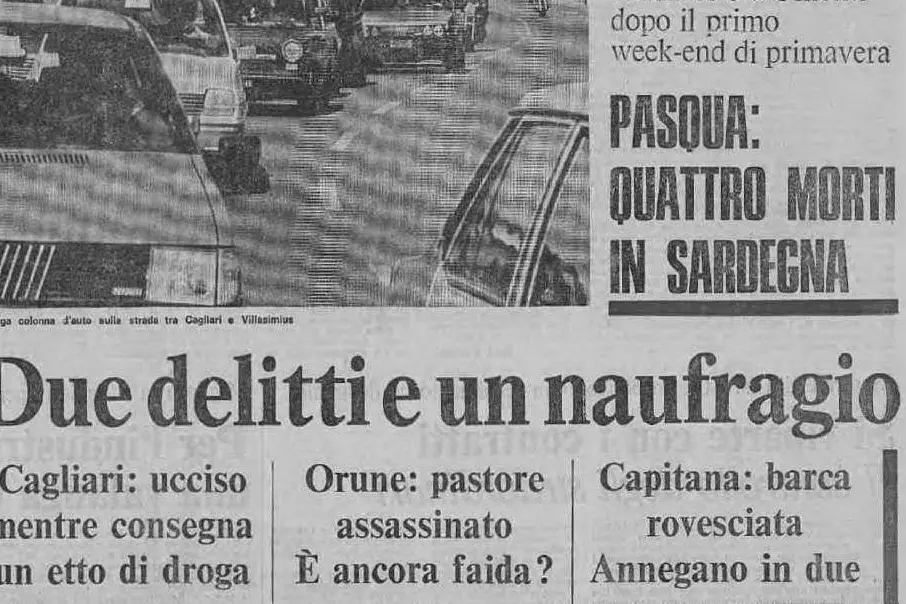 #AccaddeOggi: 31 marzo 1986, Pasqua di sangue in Sardegna