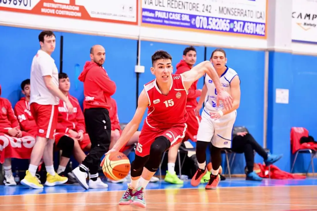 Lorenzo Angius, del Genneruxi, in azione (foto di Andrea Chiaramida)
