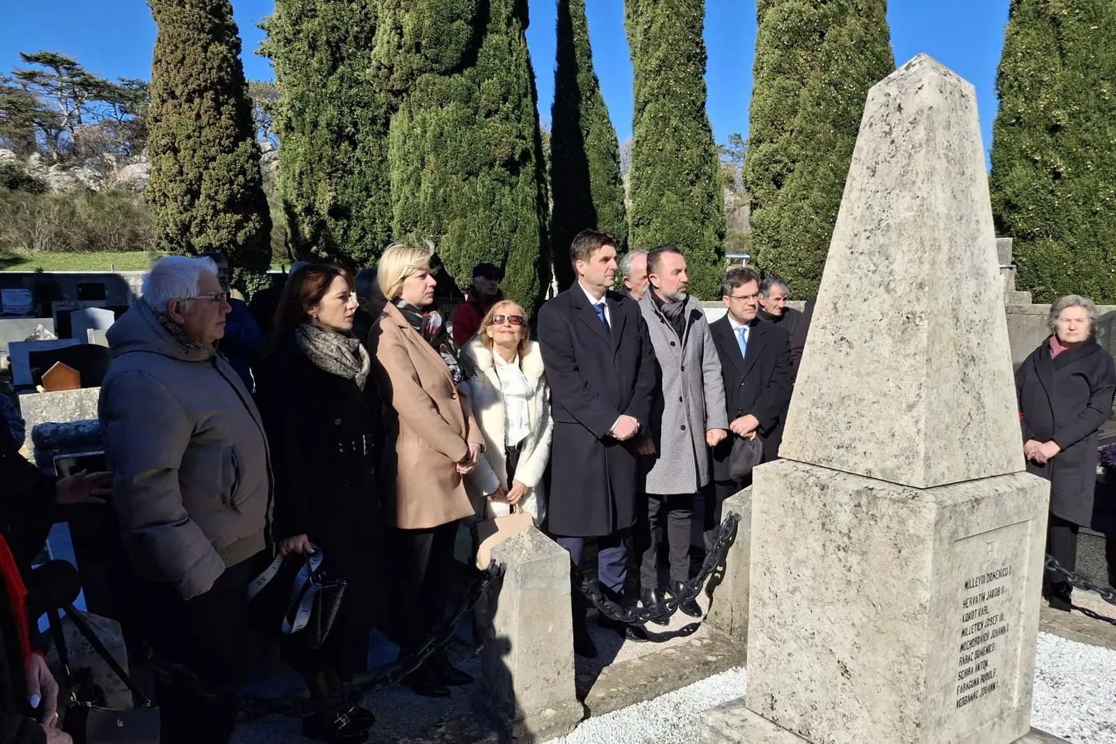 La commemorazione dei minatori caduti ad Arsia e Albona (Foto Scano)