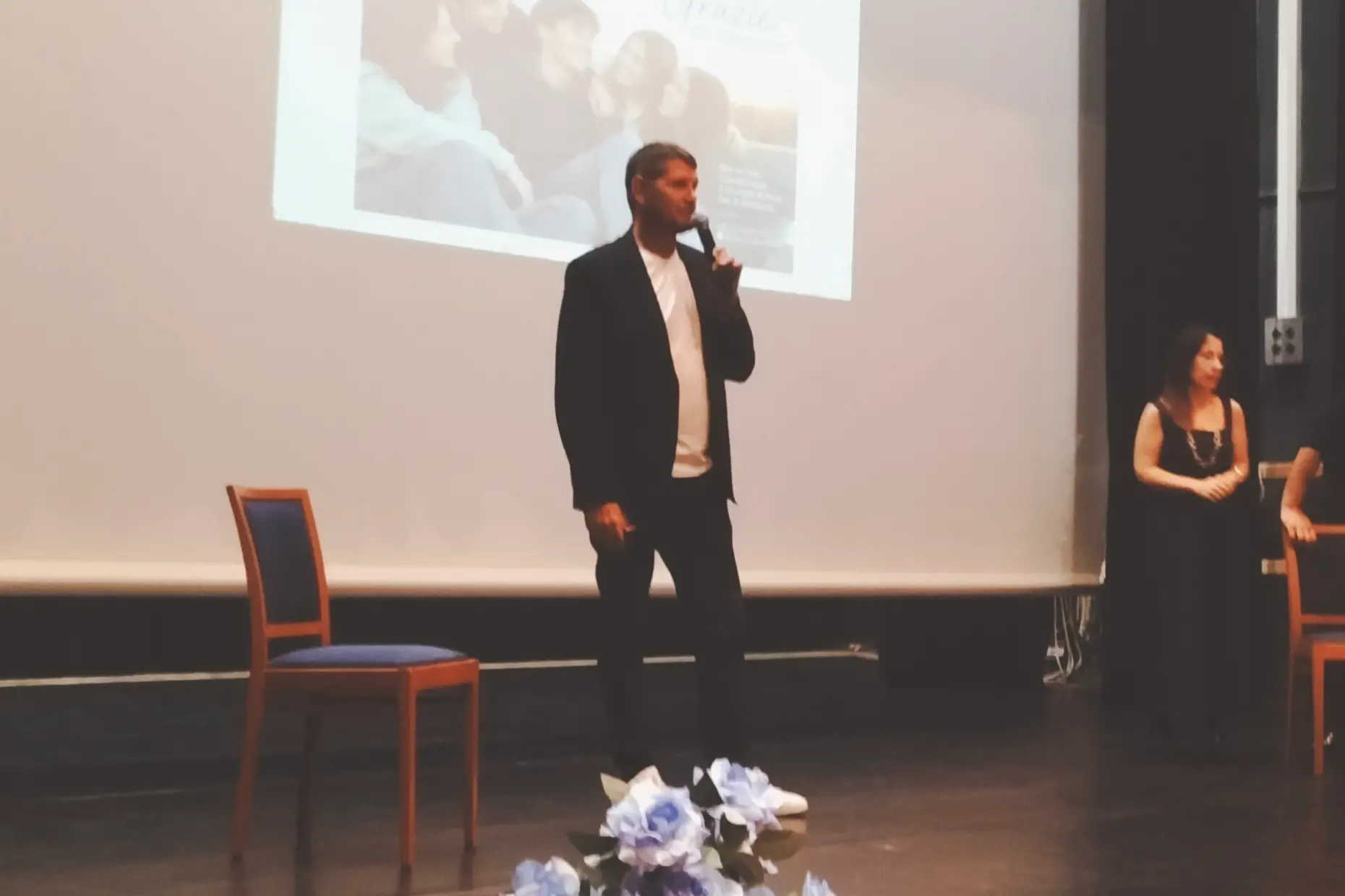 L'intervento di Nicola Riva (foto Scano)