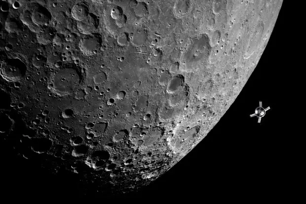 La capsula Orion saluta la Luna (foto Ansa)