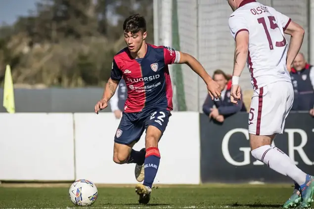 Alessandro Vinciguerra, capitano del Cagliari Primavera (foto Spano)