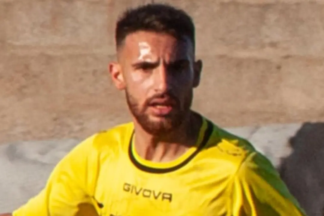 Manuele Porru, centrocampista del Terralba, confermato in vista della prossima stagione (foto di Virgilio Alfano)