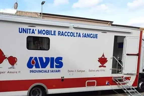 Autoemoteca Avis Sassari (foto concessa)