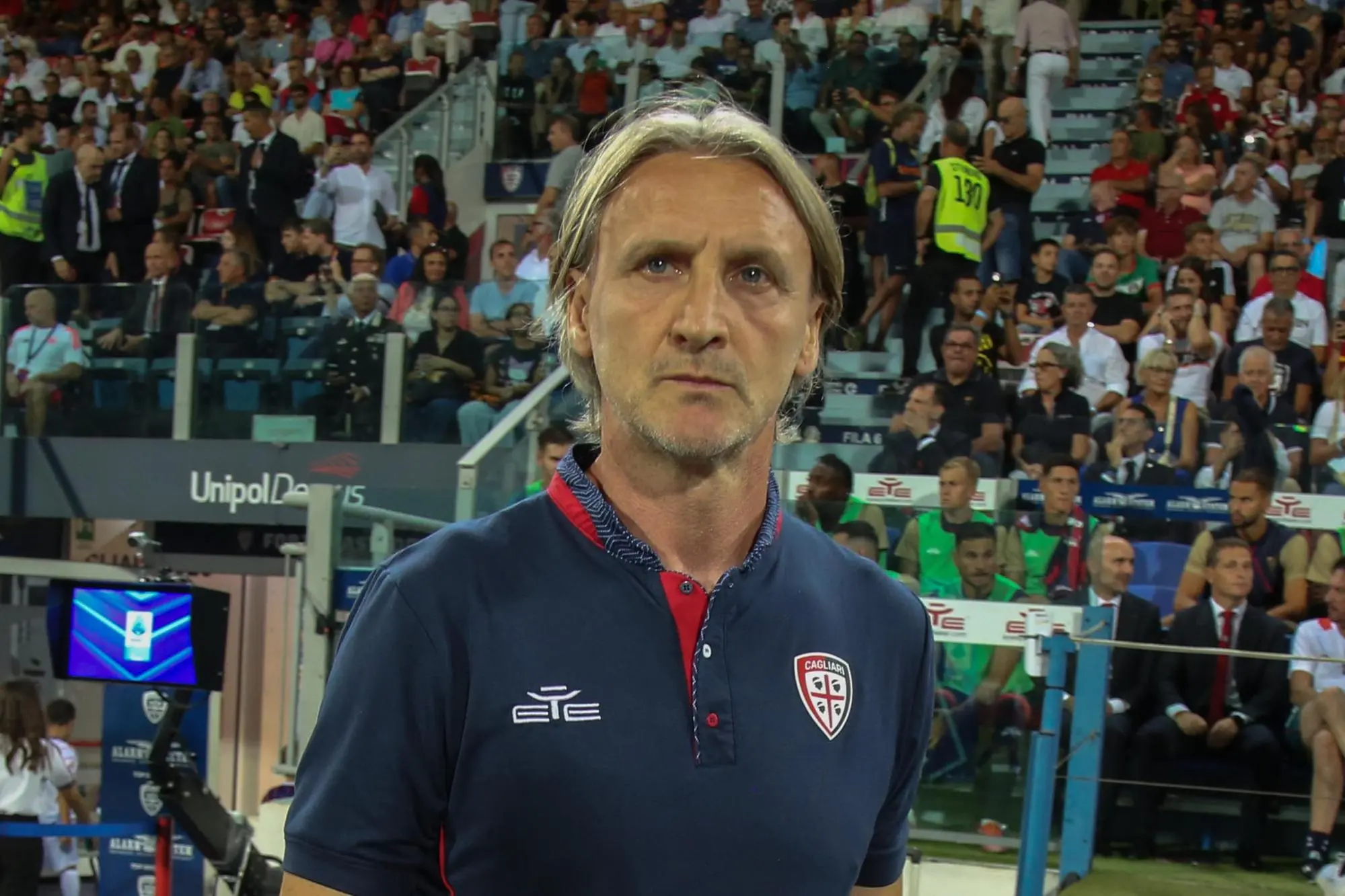 Davide Nicola, allenatore del Cagliari (foto Ansa)