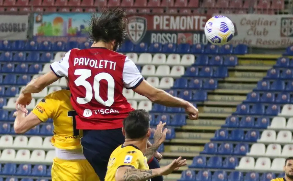 Il gol di Pavoletti (Ansa)