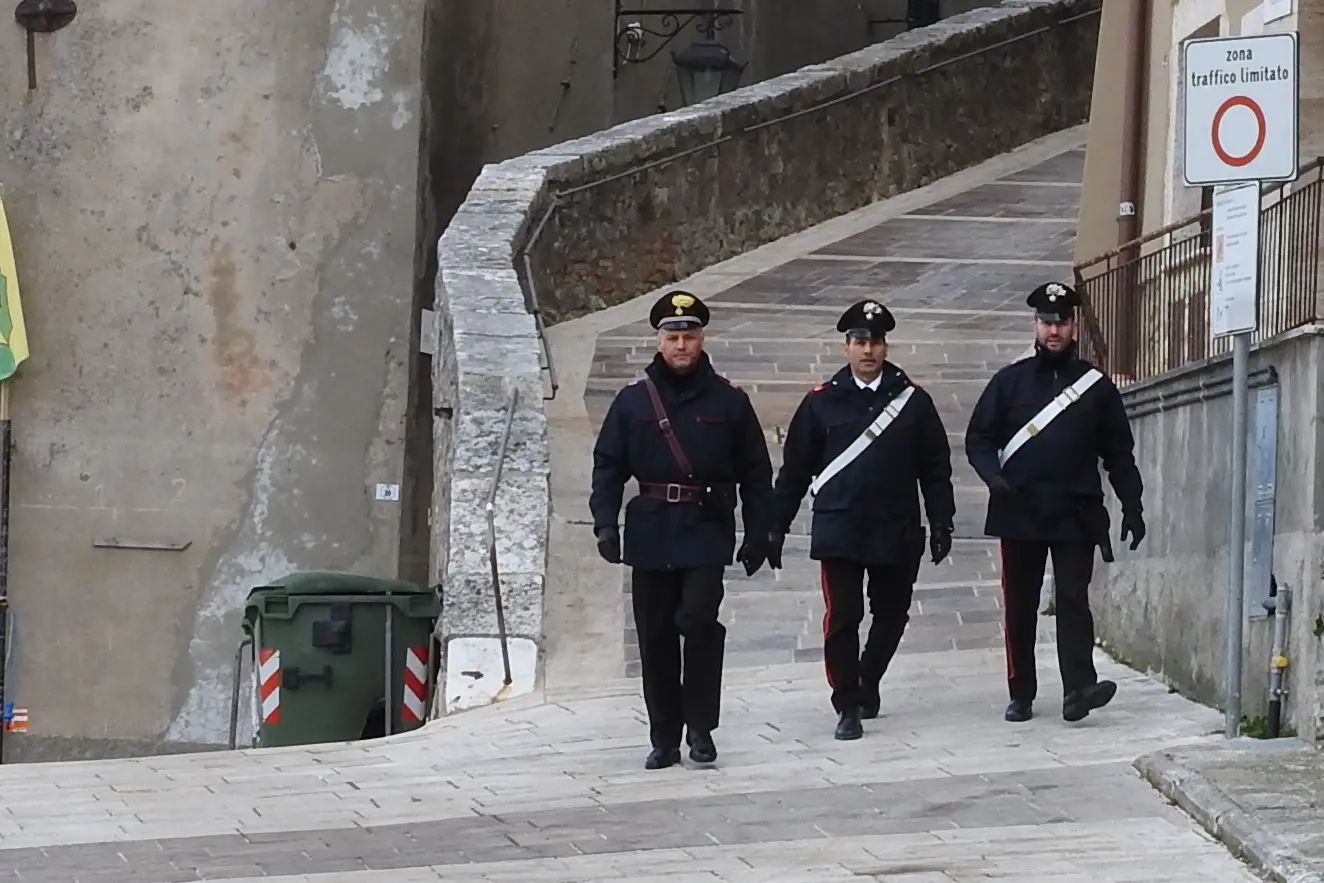 Un intervento dei militari (foto Carabinieri)