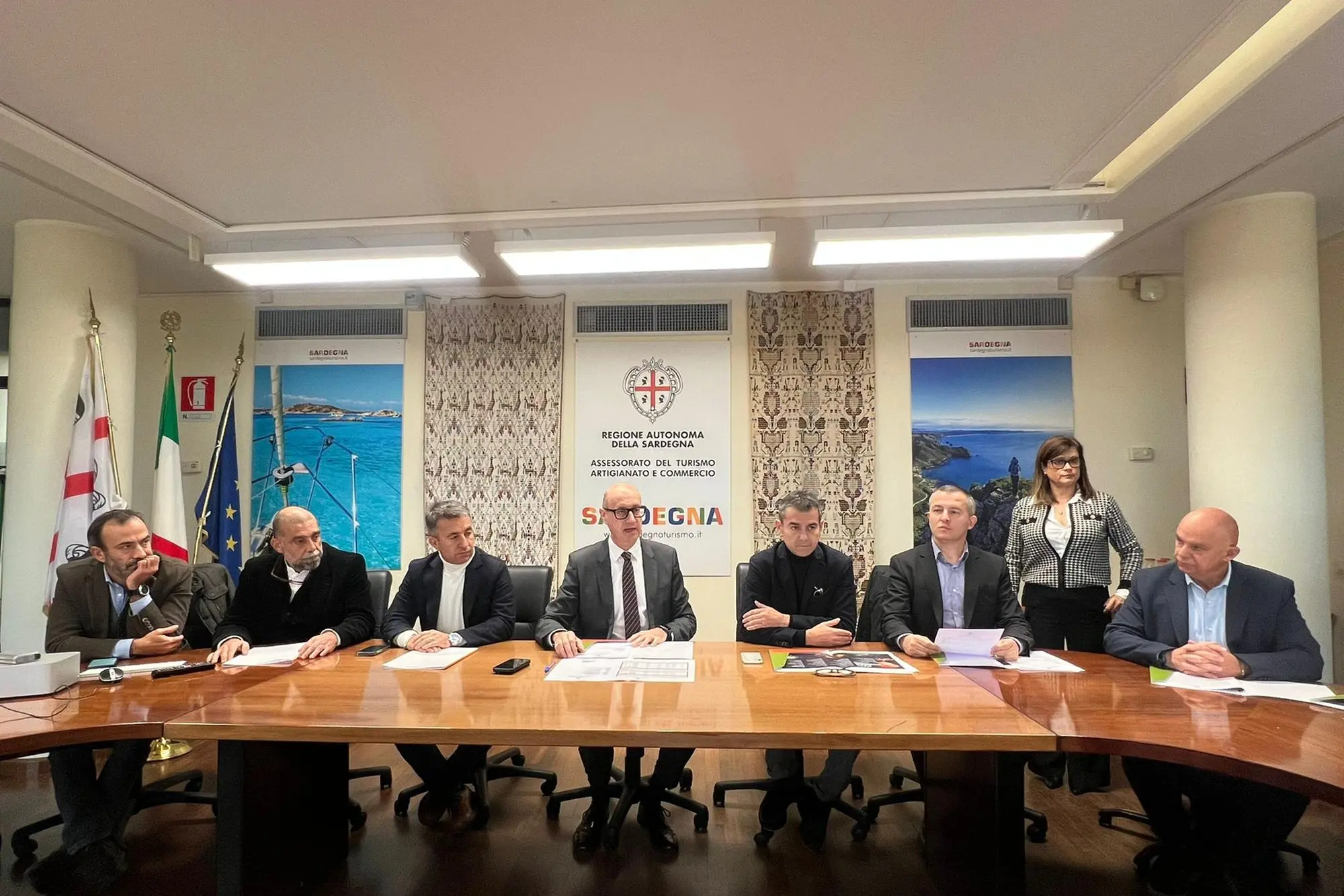 La presentazione del programma “Capodanno 2025 in Sardegna, tutta un’altra musica!” (foto Melis)