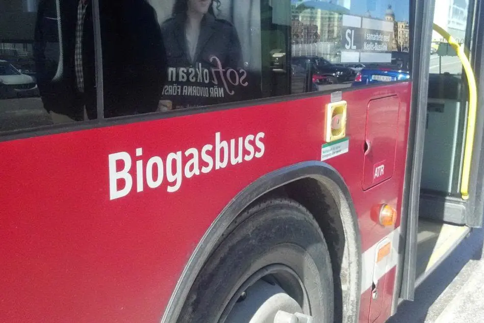 Un autobus a biometano