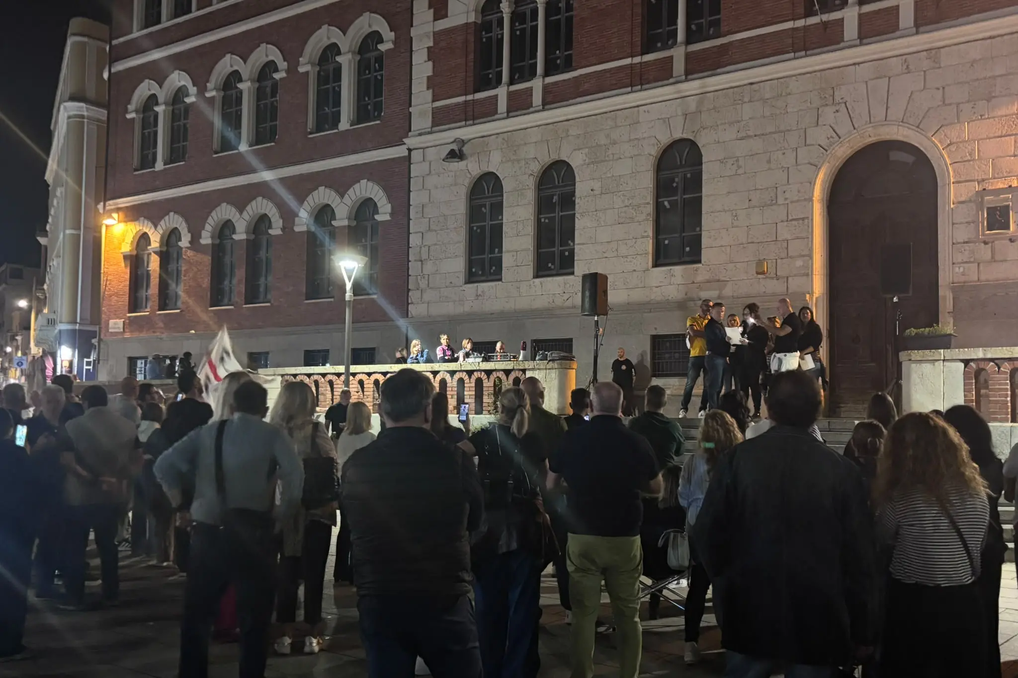 Cagliari, manifestazione pacifica in centro per chiedere più sicurezza