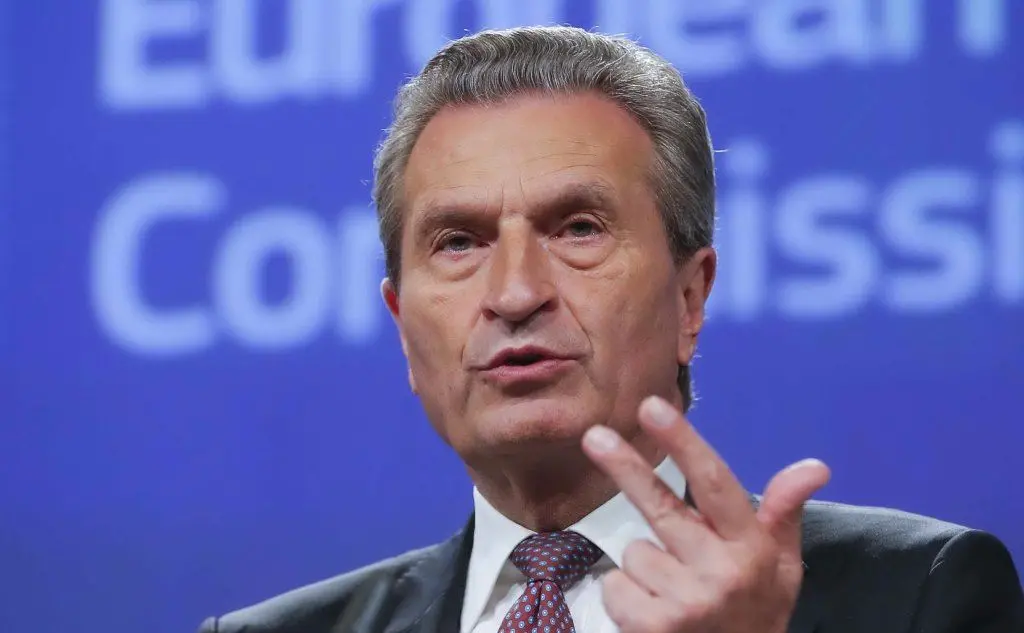 Guenther Oettinger (Ansa)